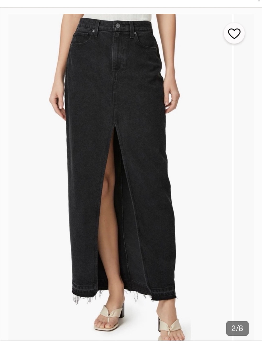 PAIGE Angela Denim Maxi Skirt - Picture 2 of 3
